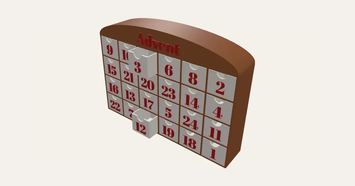Advent Calendar Drawers