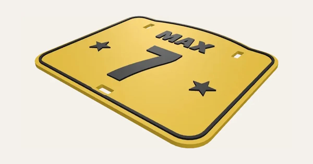 Kids' Bike Plate