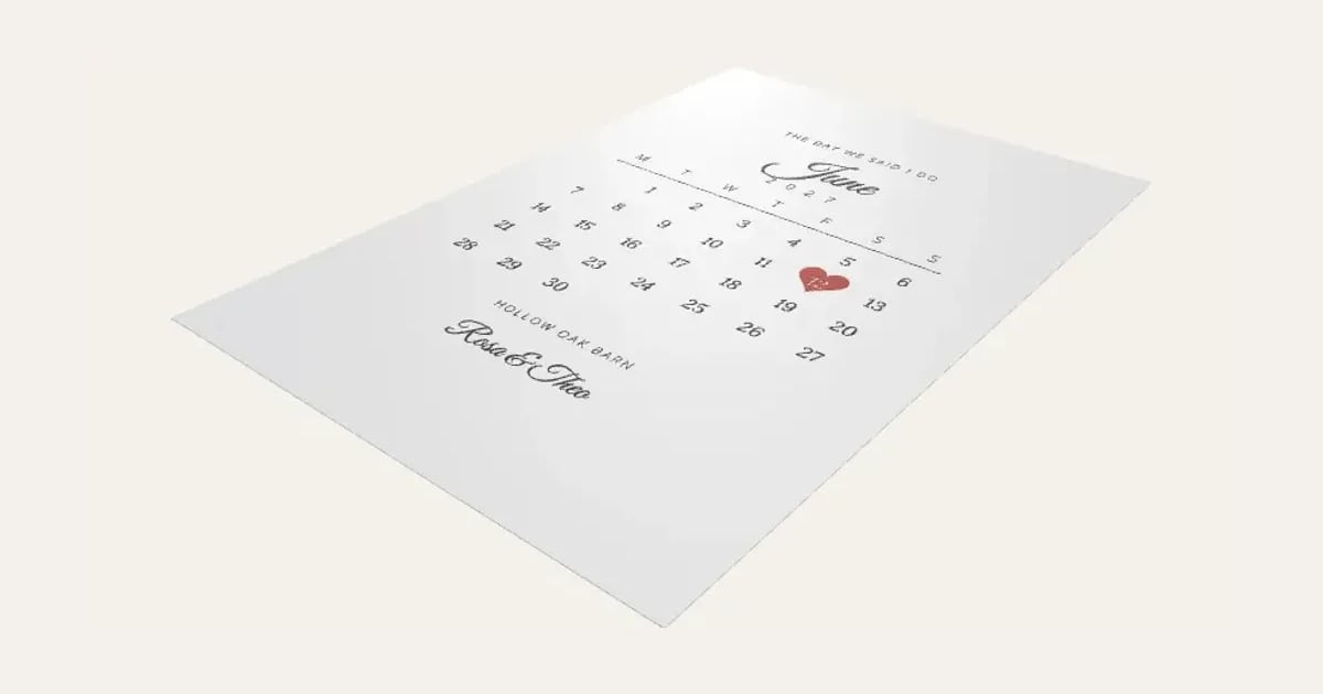 Calendar Print