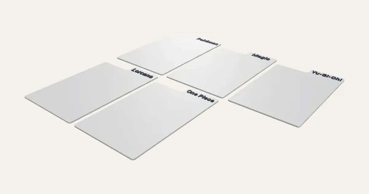 TCG Sorting Box Dividers: a customisable 3D print, shown at its starting settings
