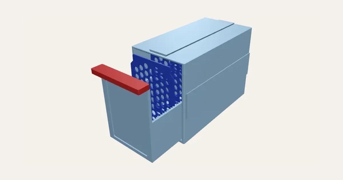 MTG Stackable Modular Storage System: a customisable 3D print, shown at its starting settings