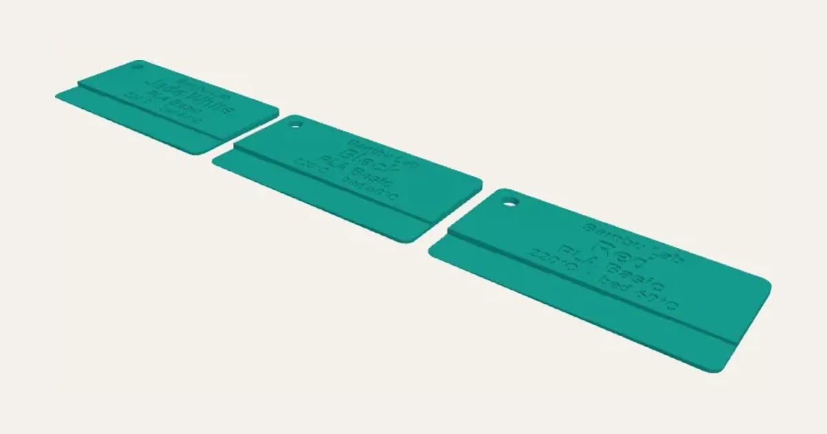 Filament Swatches