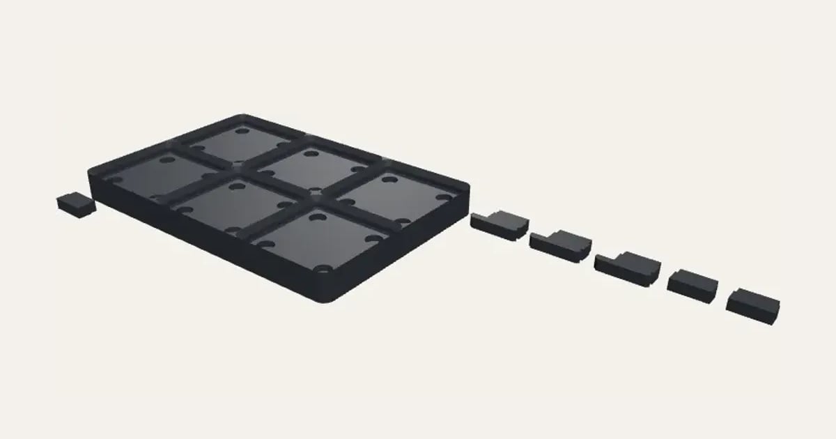 Gridfinity Wall Plate