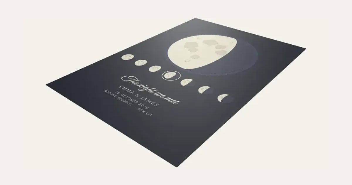 Moon Phase Print