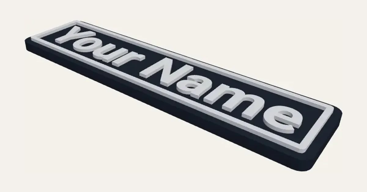 Name Plate