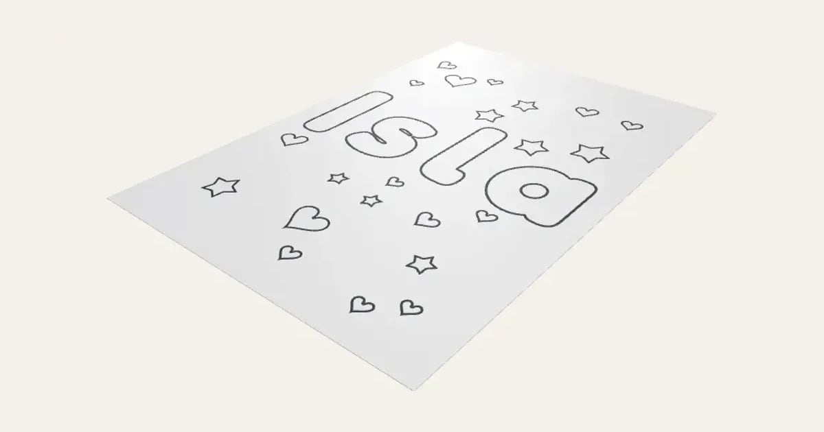 Name Colouring & Tracing