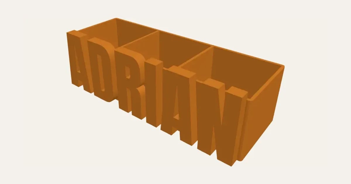 Name Desk Tidy
