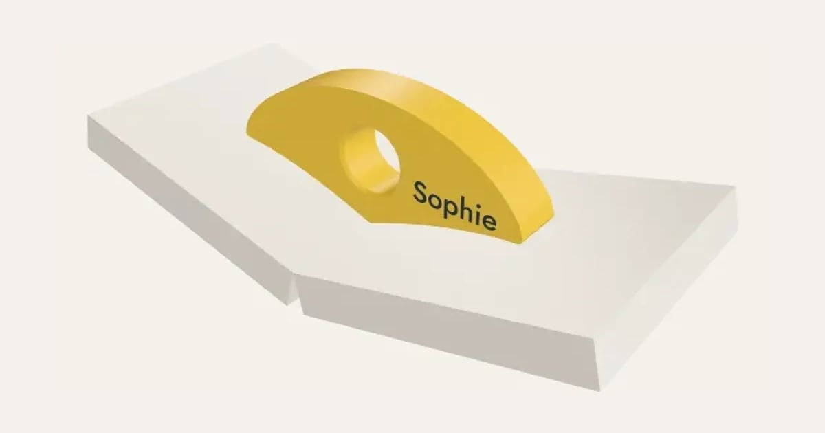 Book Page Holder: a customisable 3D print, shown at its starting settings