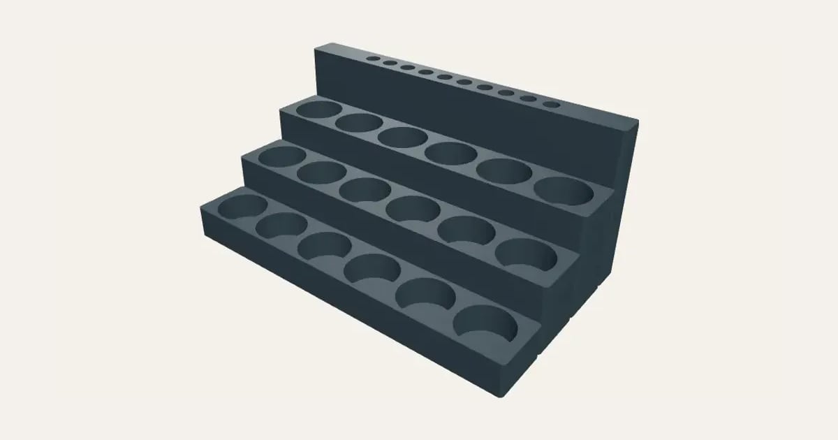 Paint Bottle and Brush Organiser