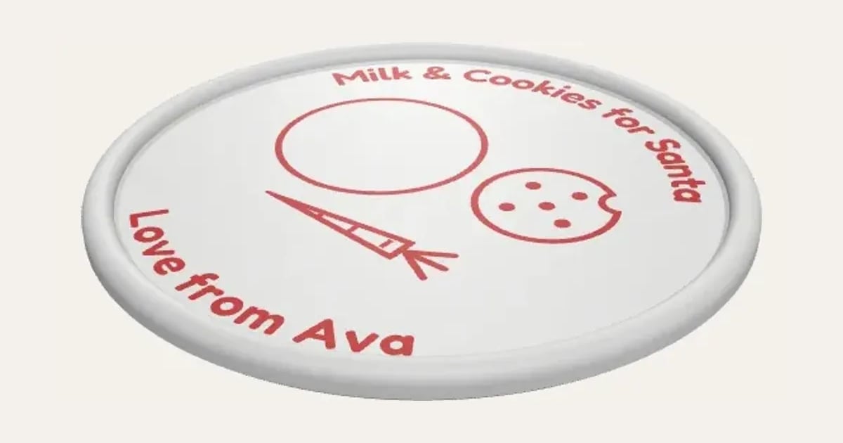 Santa Treat Plate