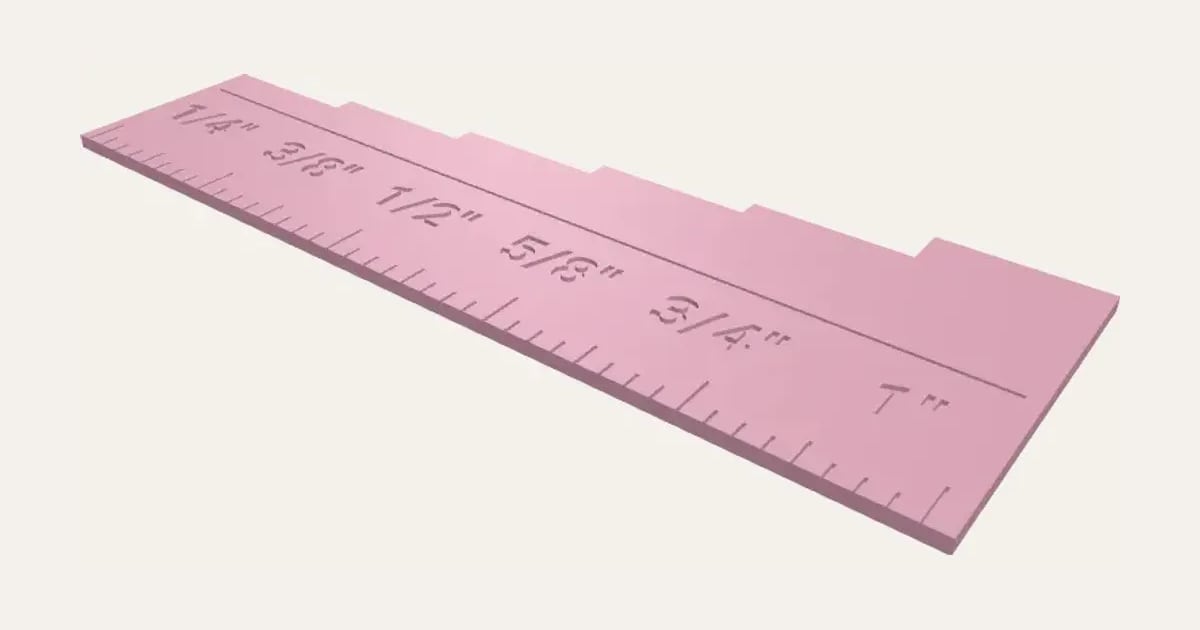 Seam and Hem Gauge