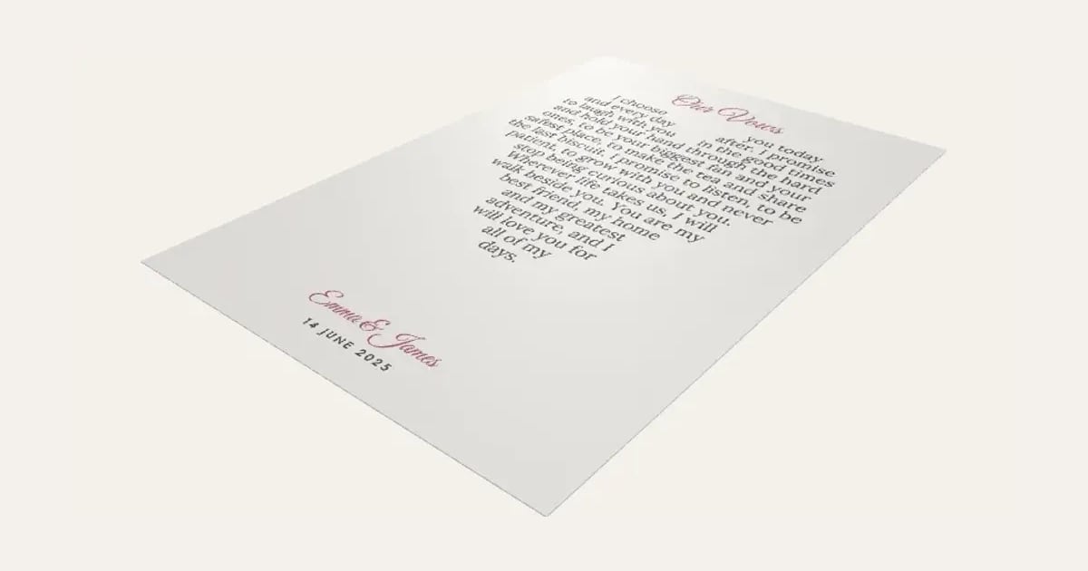 Words in a Heart Print: a customisable printable, shown at its starting settings